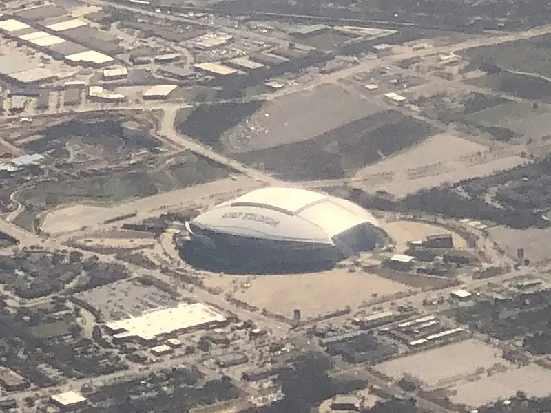 AT&T Stadium 空拍|球場與周邊停車場|World Cup 2026 Dallas Stadium