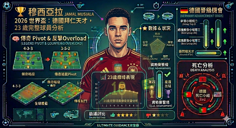 穆西亞拉 Jamal Musiala 2026 世界盃|德國拜仁天才,23 歲完整球員分析