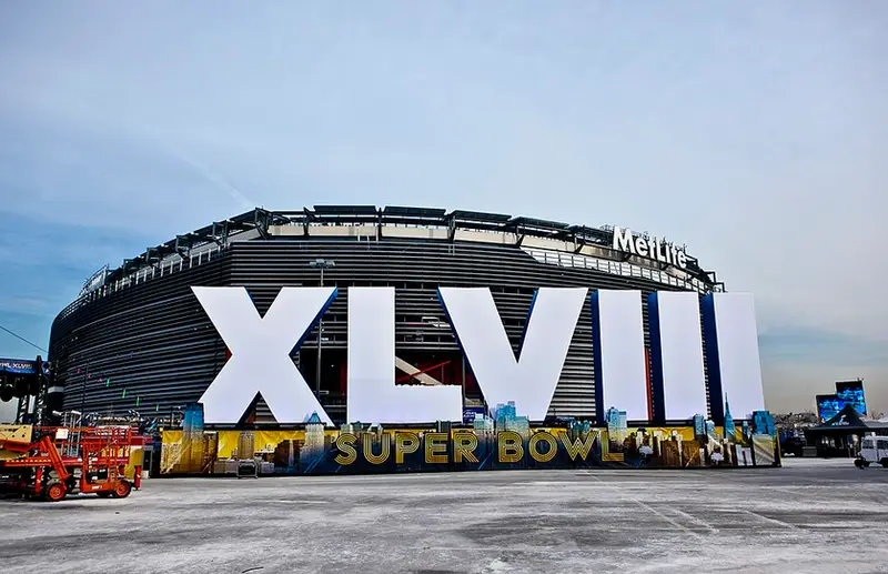 MetLife Stadium 夜景|大型國際賽事場館氛圍