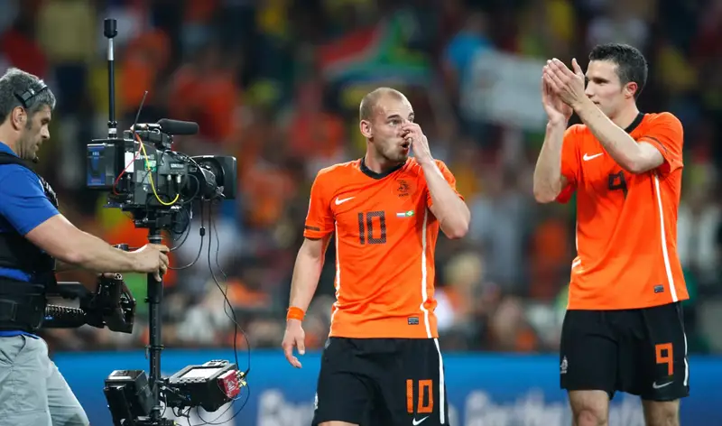 荷蘭隊的世界盃出場王:Wesley Sneijder 與 Robin van Persie